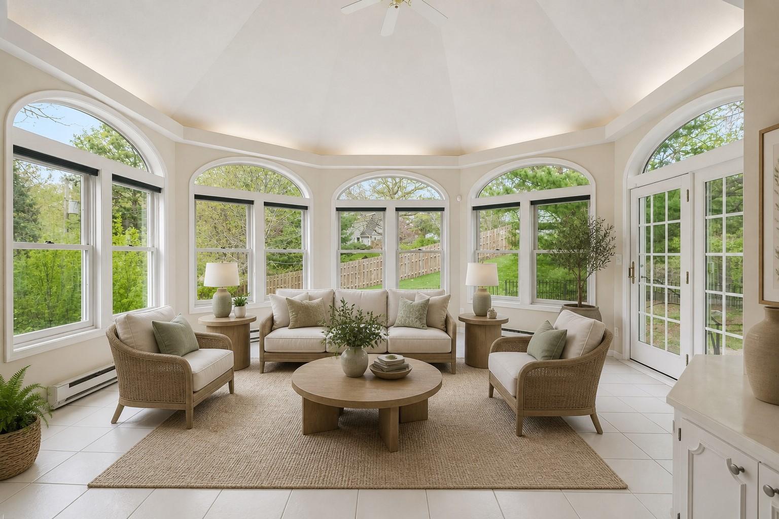 Virtually Staged Sunroom