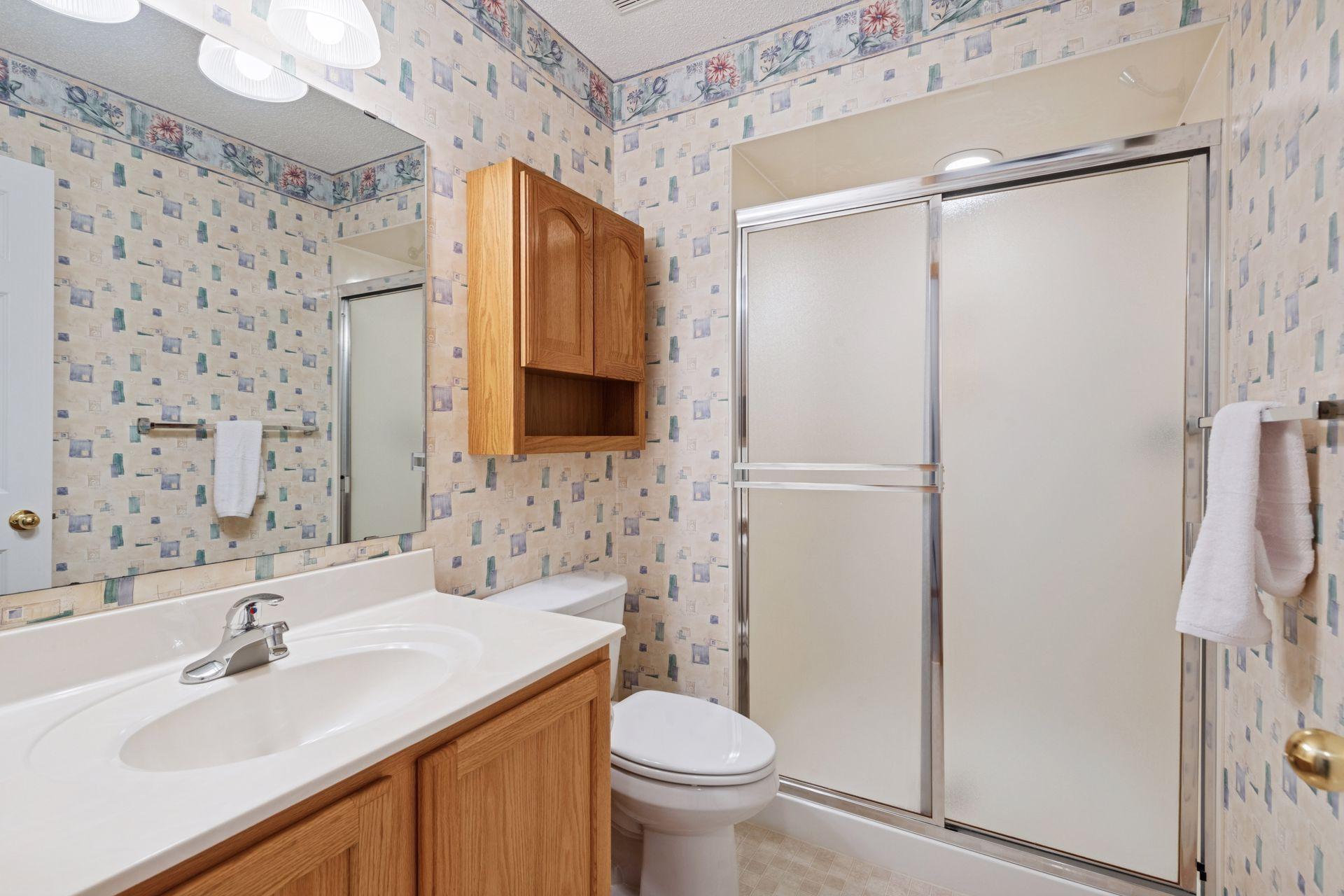 just steps away from 3/4 bathroom