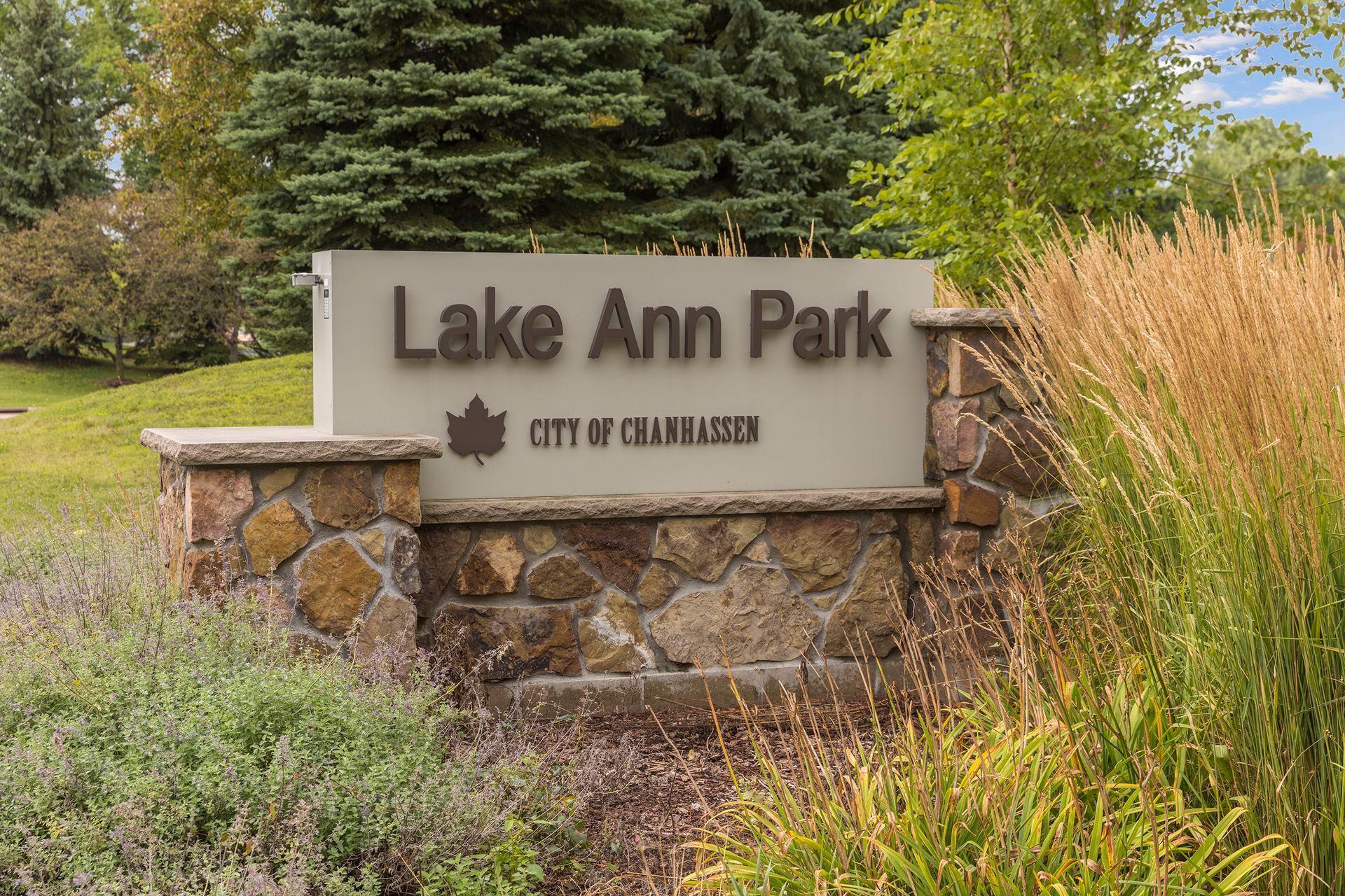 Enjoy nearby Lake Ann Park for swimming, fishing, playing and more