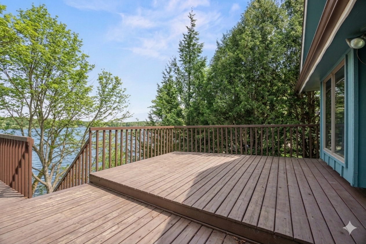 Snow has been digitally removed from photo