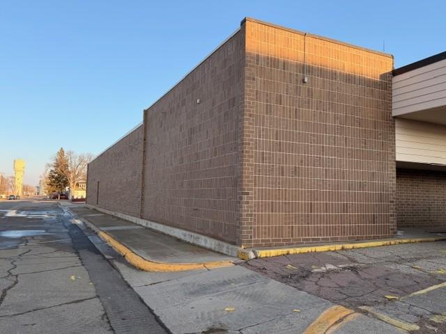 Rear of building