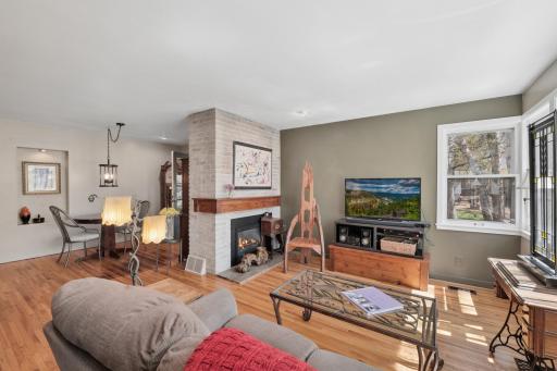 The living room also entails a gas burning fireplace that will give a warm glow on those fall and winter days and nights. Relax, kick your feet up and enjoy the comfortable, restful ambiance.