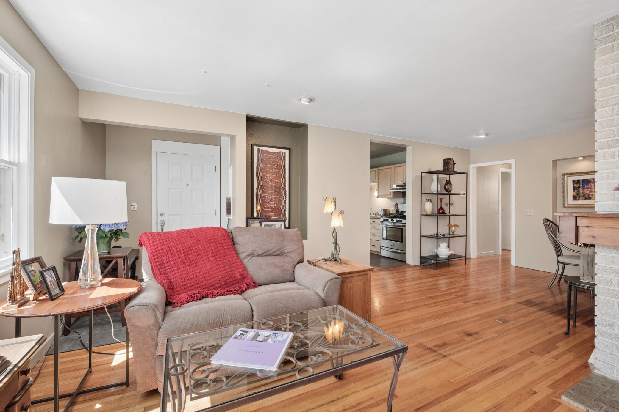 A different view of the living room, love the ambience of home.