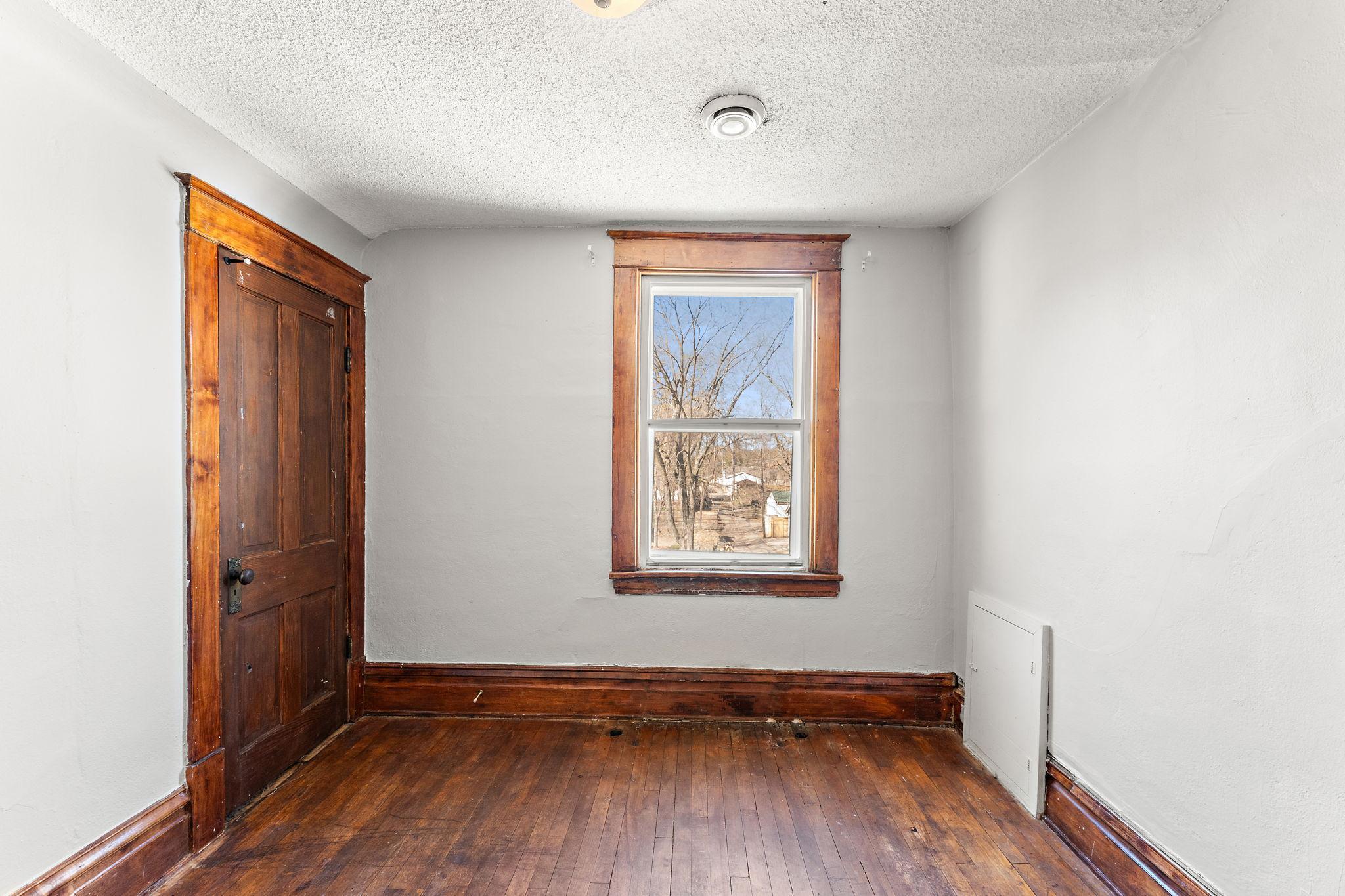 Bedroom #3 with original woodwork