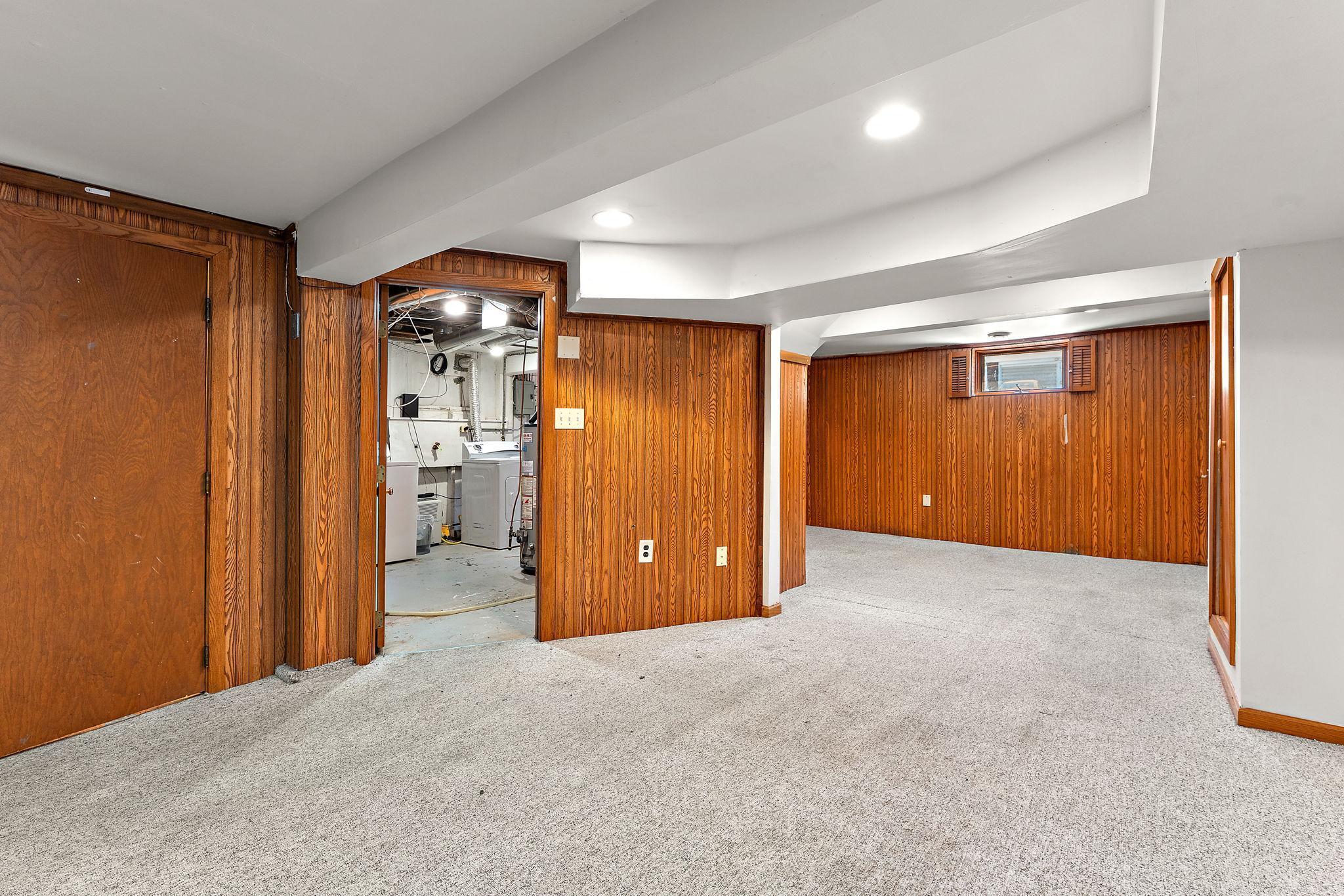 Refinished lower level