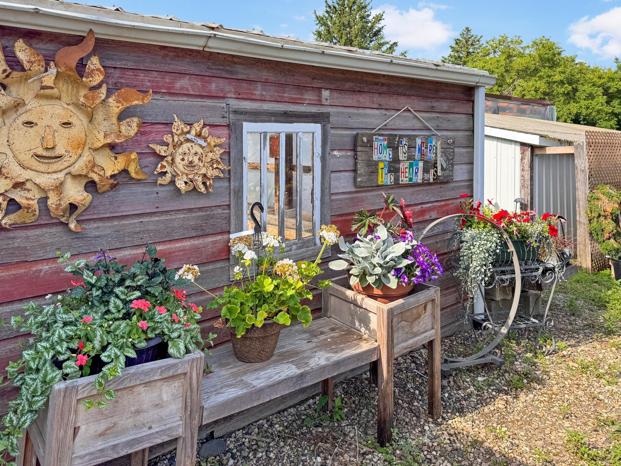 Plenty of out buildings for your use