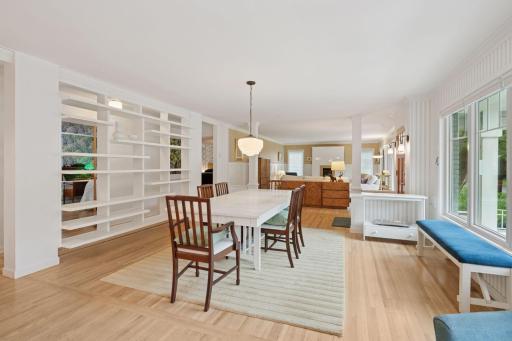 Open great room dining-kitchen-living room