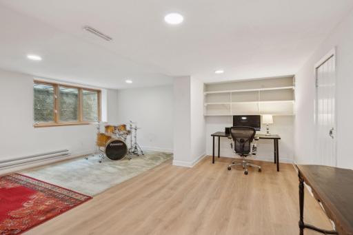 23x18 - 5th Bedroom in lower level and insulated for noise!