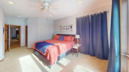 Primary bedroom w/large walk-in closet and private bath