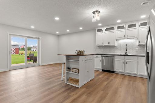 Brand new luxury vinyl flooring throughout the home plus there is infloor heat!