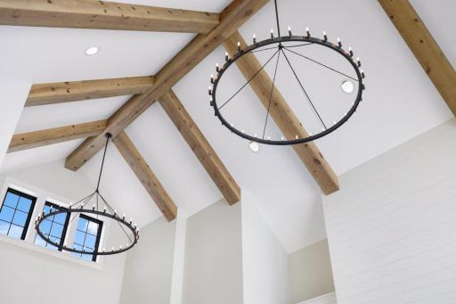 24' cathedral vaulted ceiling - previously built home