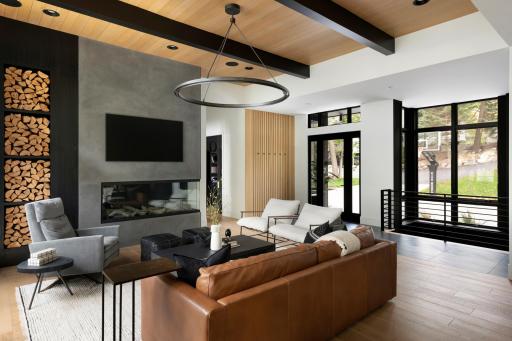 Previously built modern home