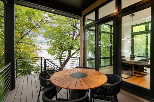 Oversized deck overlooking your expansive .56 acre flat lot on Frost Point - previously built home