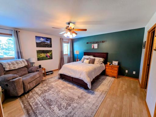 Primary suite-you'll love it! Spacious bedroom with updated paint.