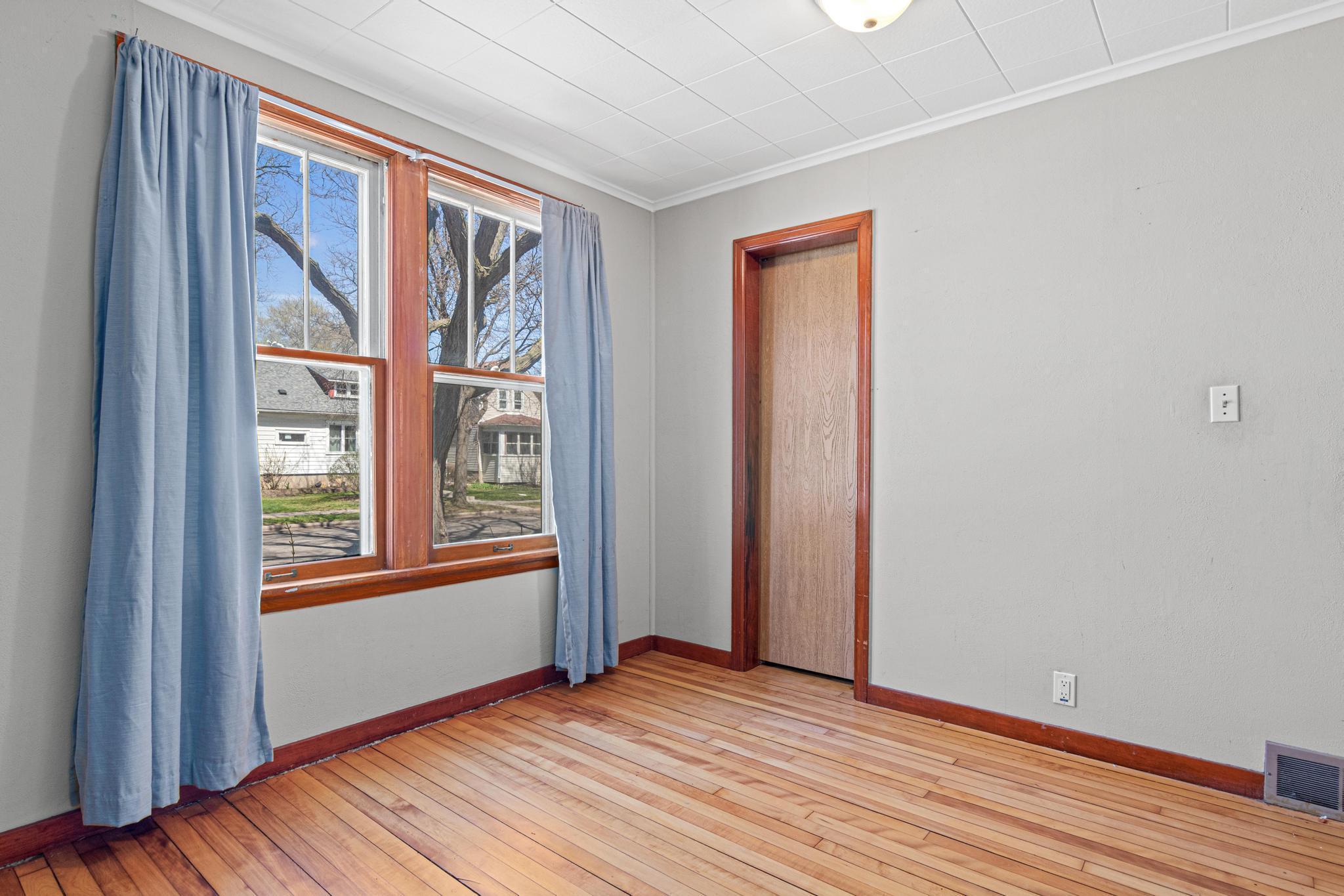 Main level bedroom perfect for a home office.