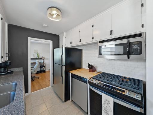 Stainless steel appliances!