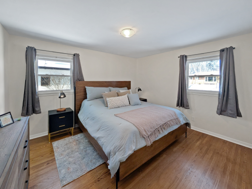 Primary bedroom stunning windows!