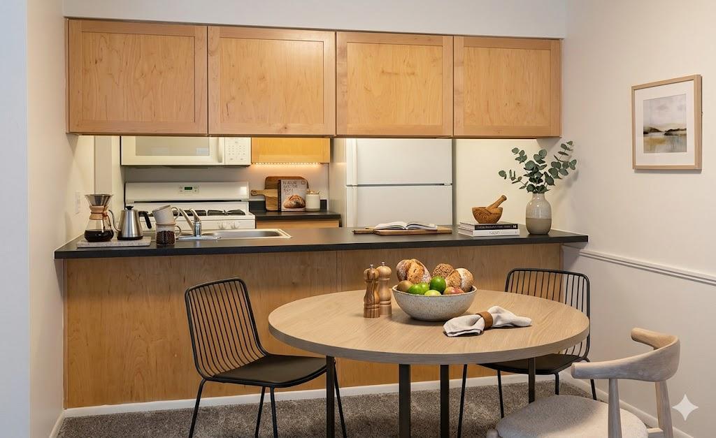 Kitchen digitally staged