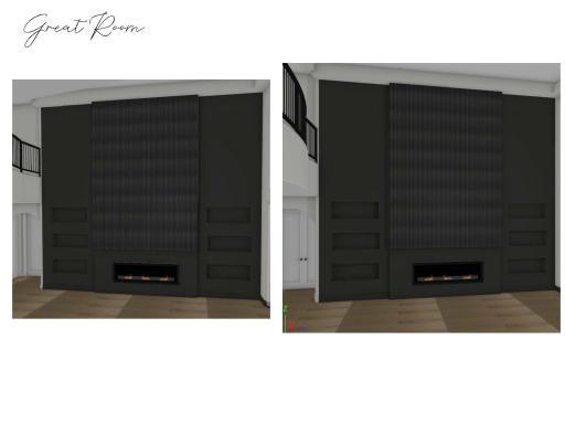 Great Room Fireplace Rendering Option 2