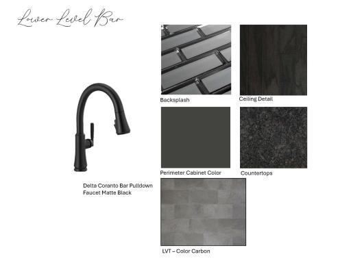 Lower Level Bar Finishes