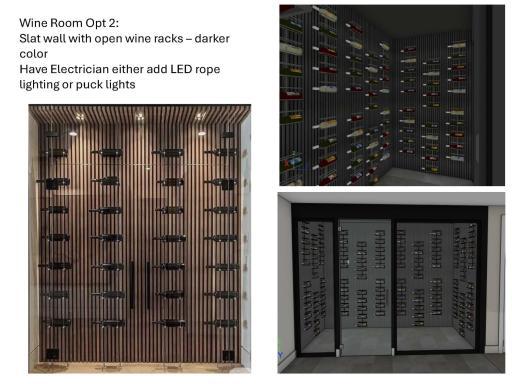 Wine Room Rendering Option 2