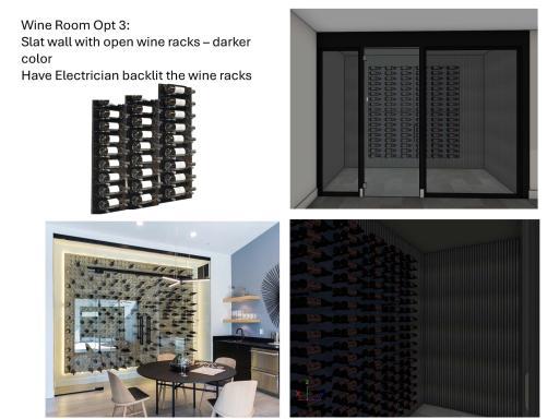 Wine Room Rendering Option 3