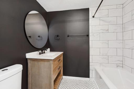 Full remodeled bath in primary