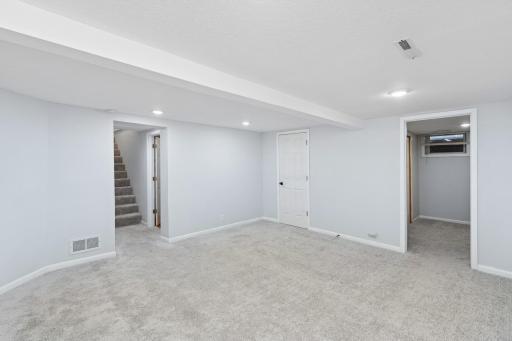 Nice plush carpet in lower level