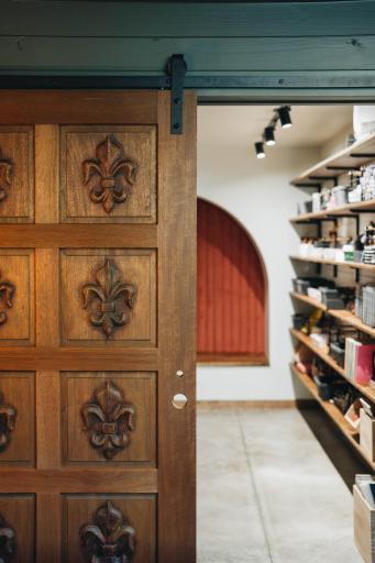 A-frame craft/makers room