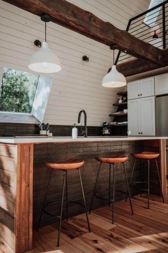 A-frame kitchen island