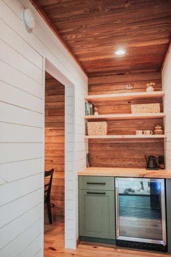 'Wald' tiny cabin interior