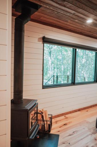 'Wald' tiny cabin interior