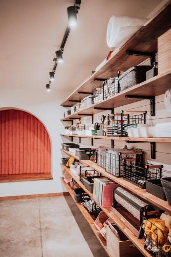 A-frame craft/makers room