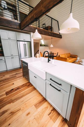 A-frame kitchen