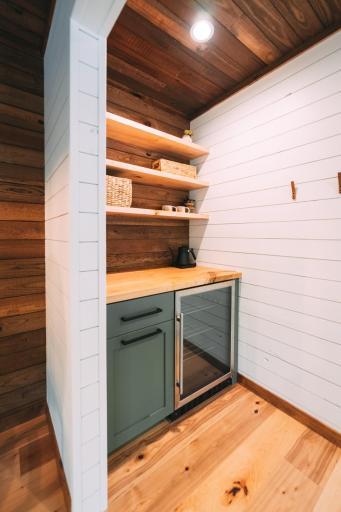 'Wald' tiny cabin interior