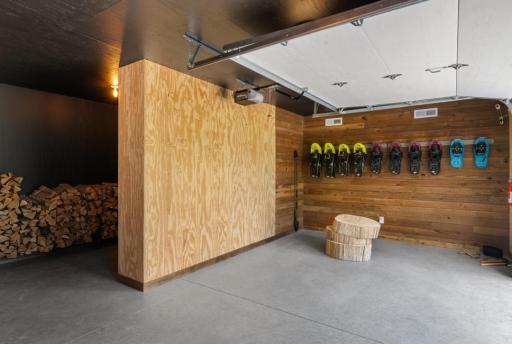 'The Shed'- Garage interior