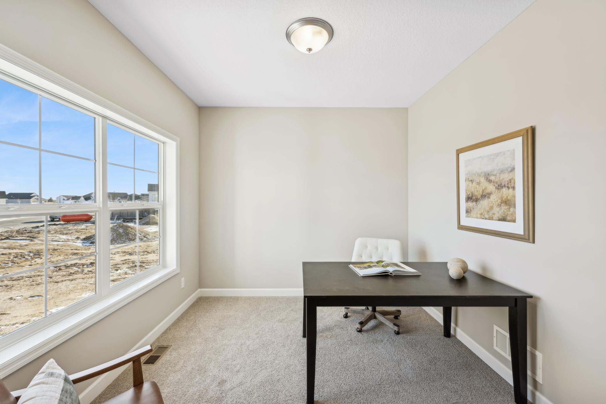 Photos taken from a former model, talk with sales agent about finishes going into home.