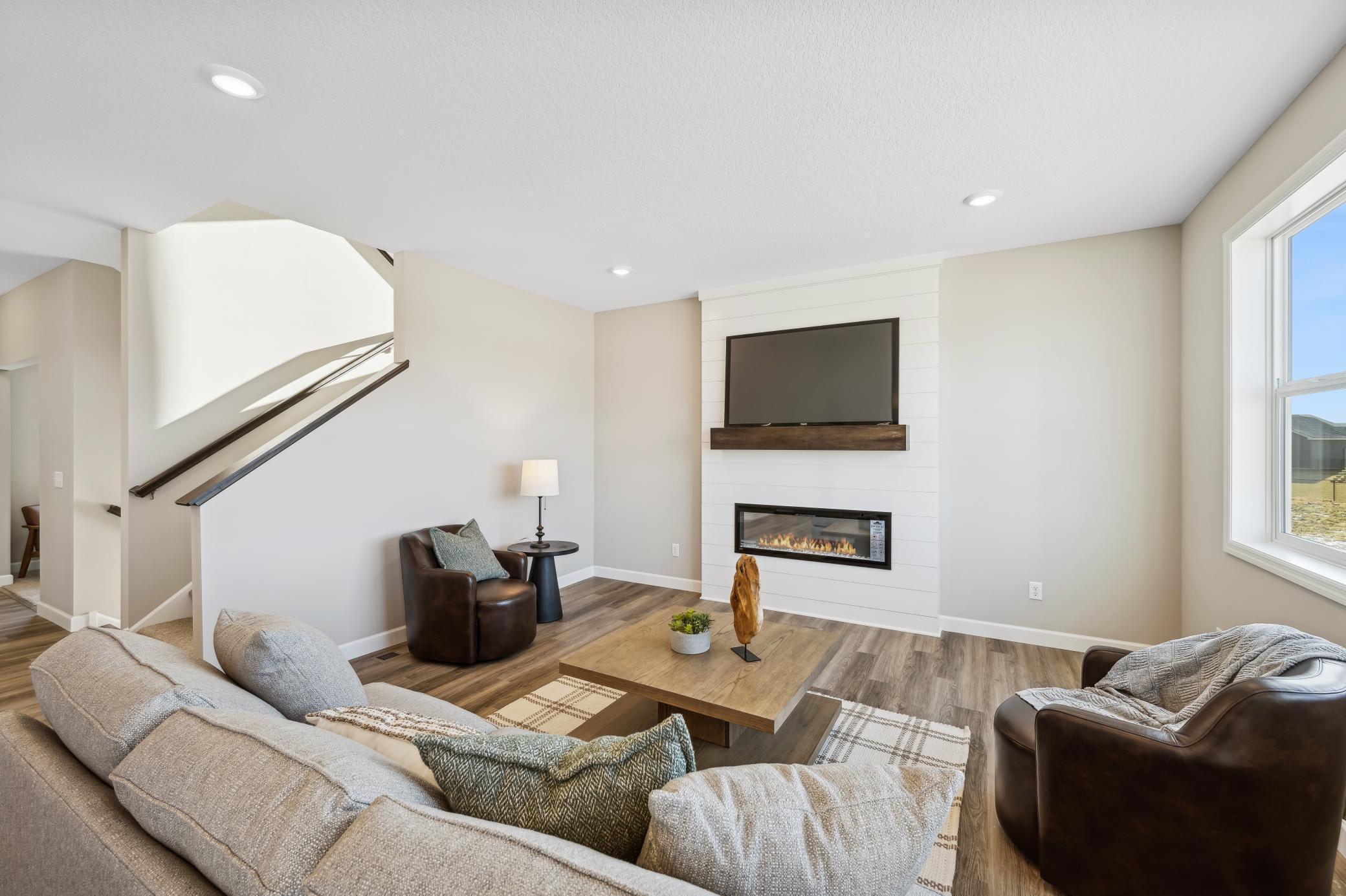 Photos taken from a former model, talk with sales agent about finishes going into home.