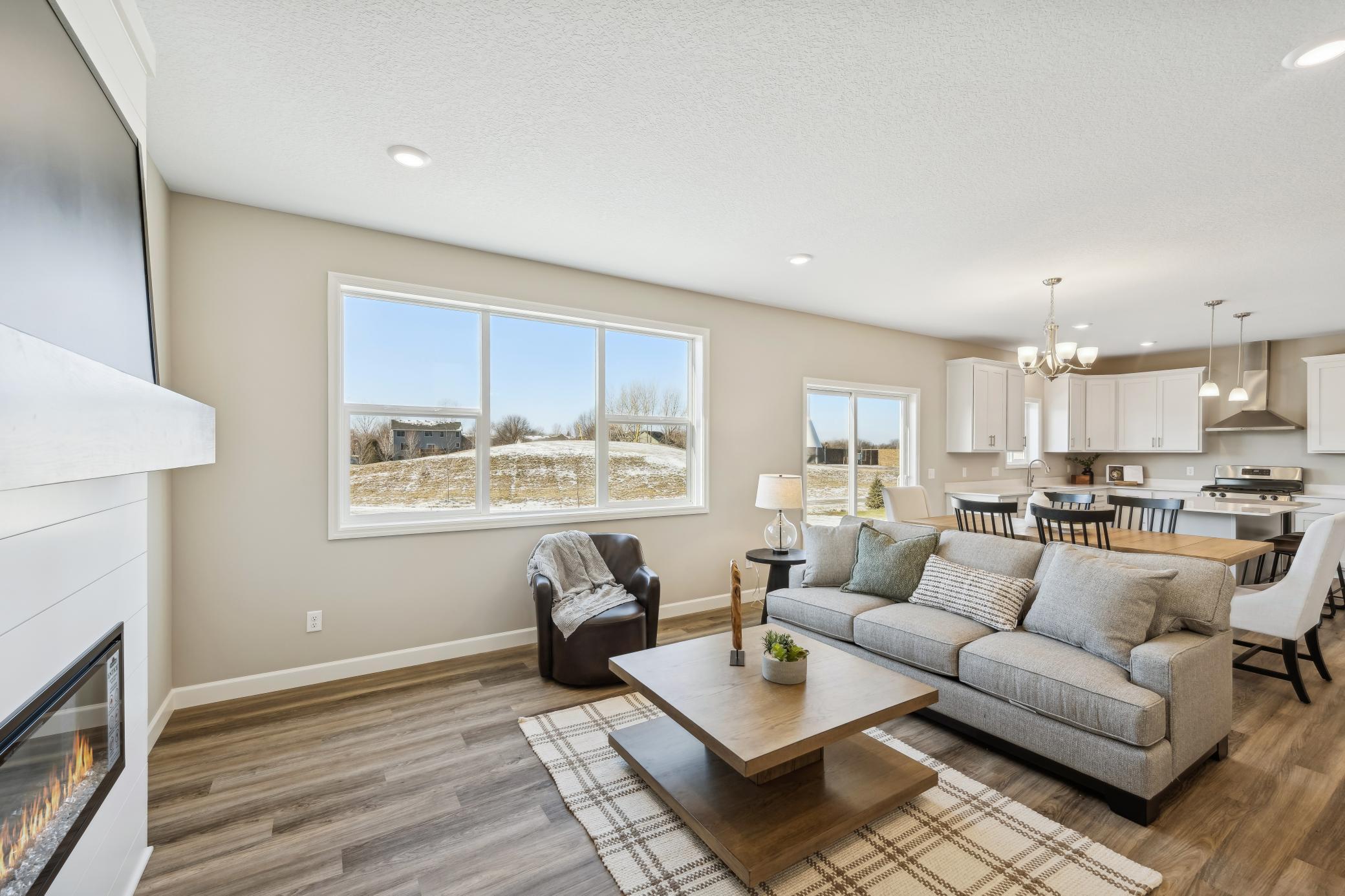 Photos taken from a former model, talk with sales agent about finishes going into home.