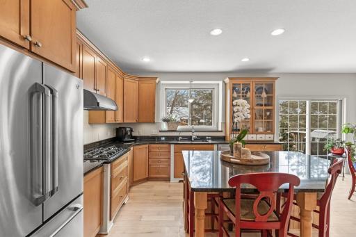 Light and bright with a big kitchen window