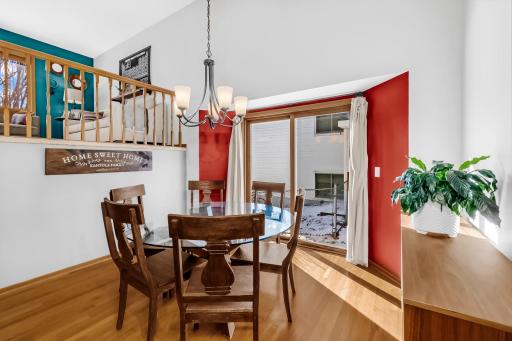 Sun filled formal diningroom off the kitchen