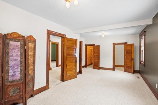 Bedroom with Dual Closets