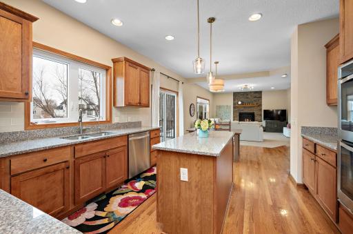 More sunny space with this kitchen window overlooking backyard.