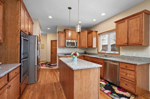 Kitchen view showing mudroom area.