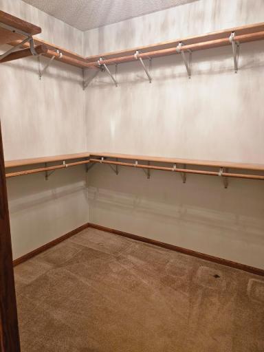 Primary walk in closet