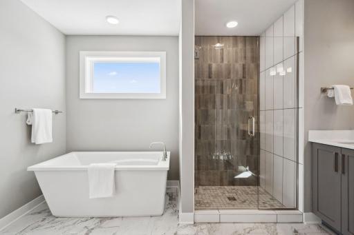 Primary Bathroom with Freestanding Tub- Similar Home