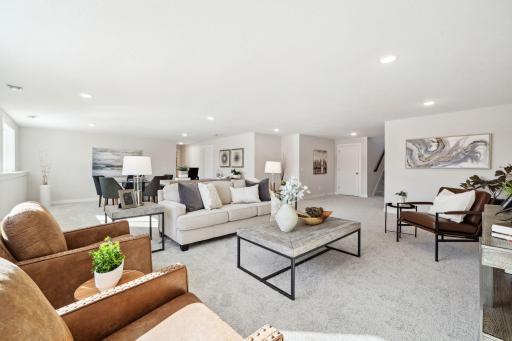 Lower Level Family Room - Similar Home