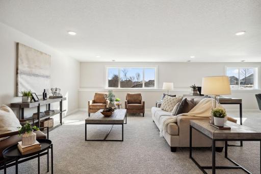 Lower Level Family Room - Similar Home