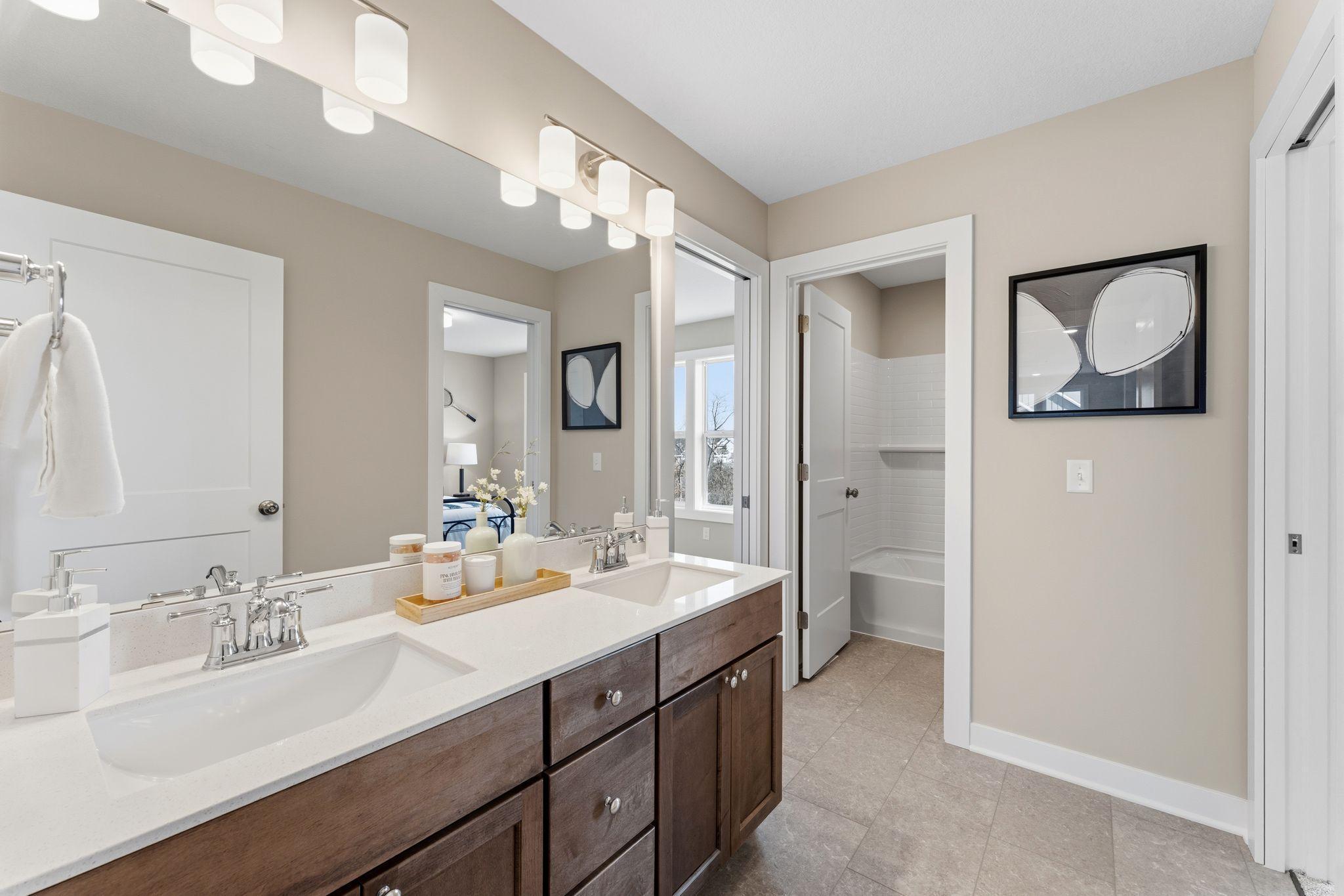 Jack and Jill bathroom