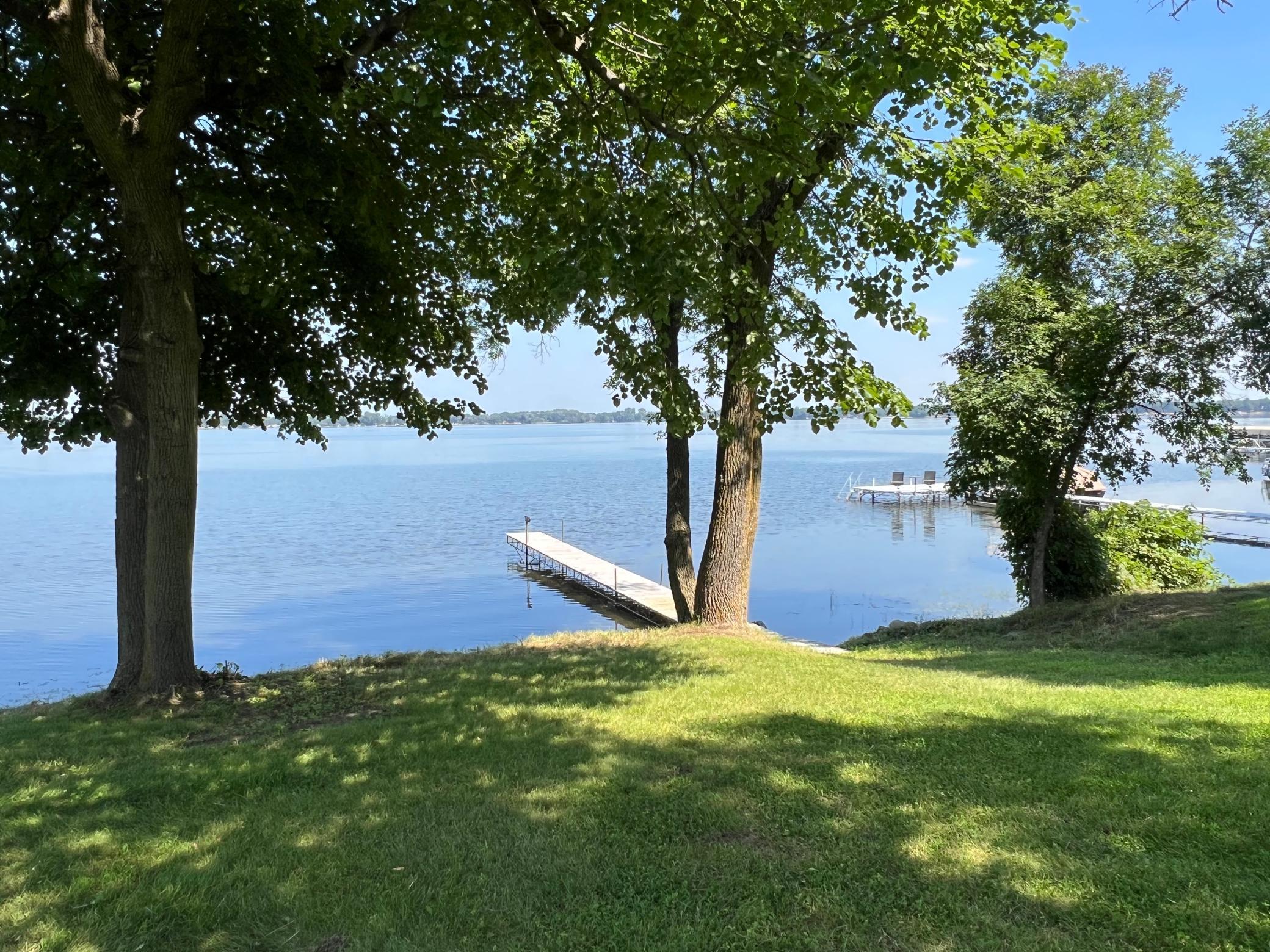 Lake lot view.